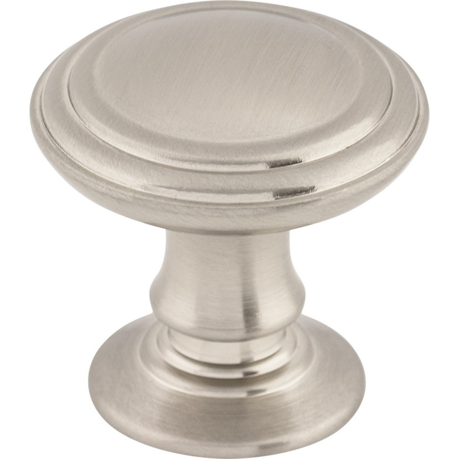 Chareau Reeded Knob 1-1/4″ Dia Brushed Satin Nickel Top Knobs TK320BSN