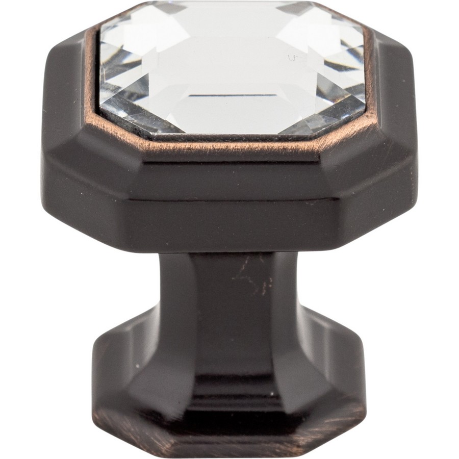 Crystal Chareau Emerald Knob 1-1/8″ Dia Tuscan Bronze Top Knobs TK390TB