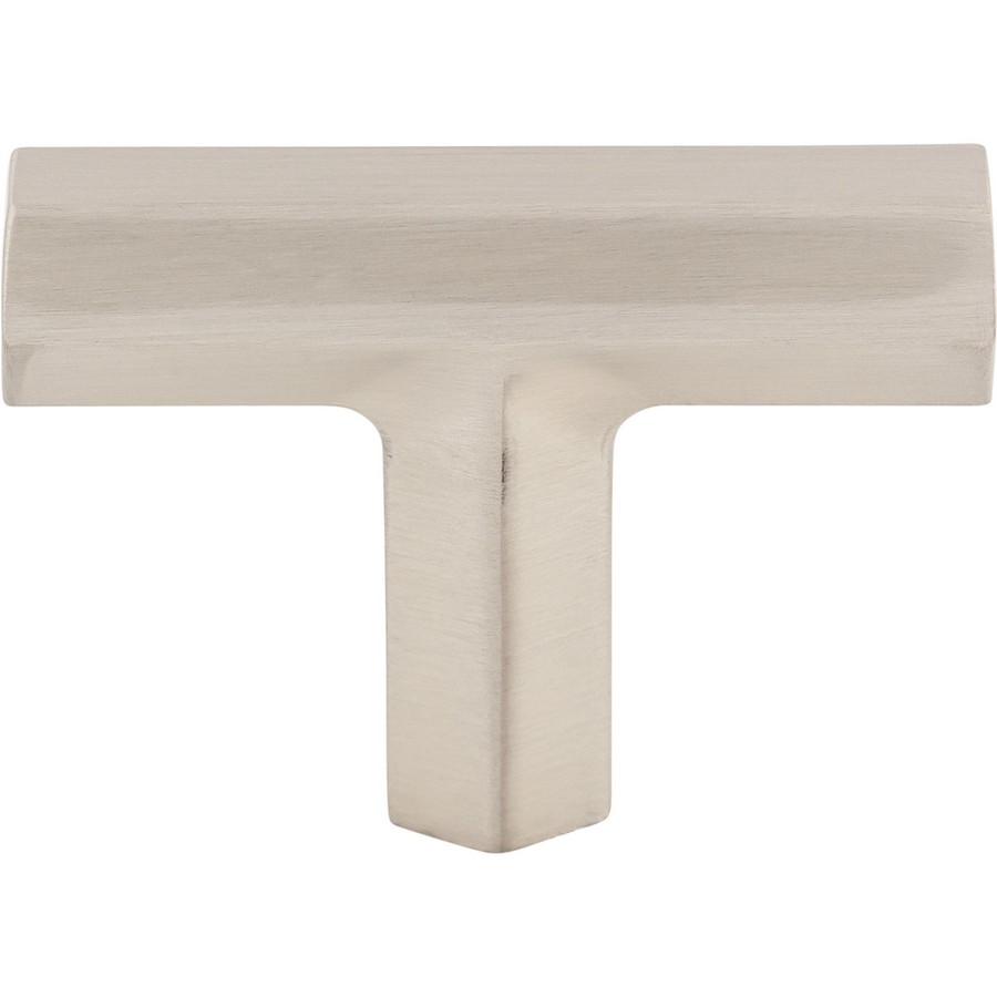 Serene Lydia T Shape Knob 1-3/4″ Long Brushed Satin Nickel Top Knobs TK790BSN
