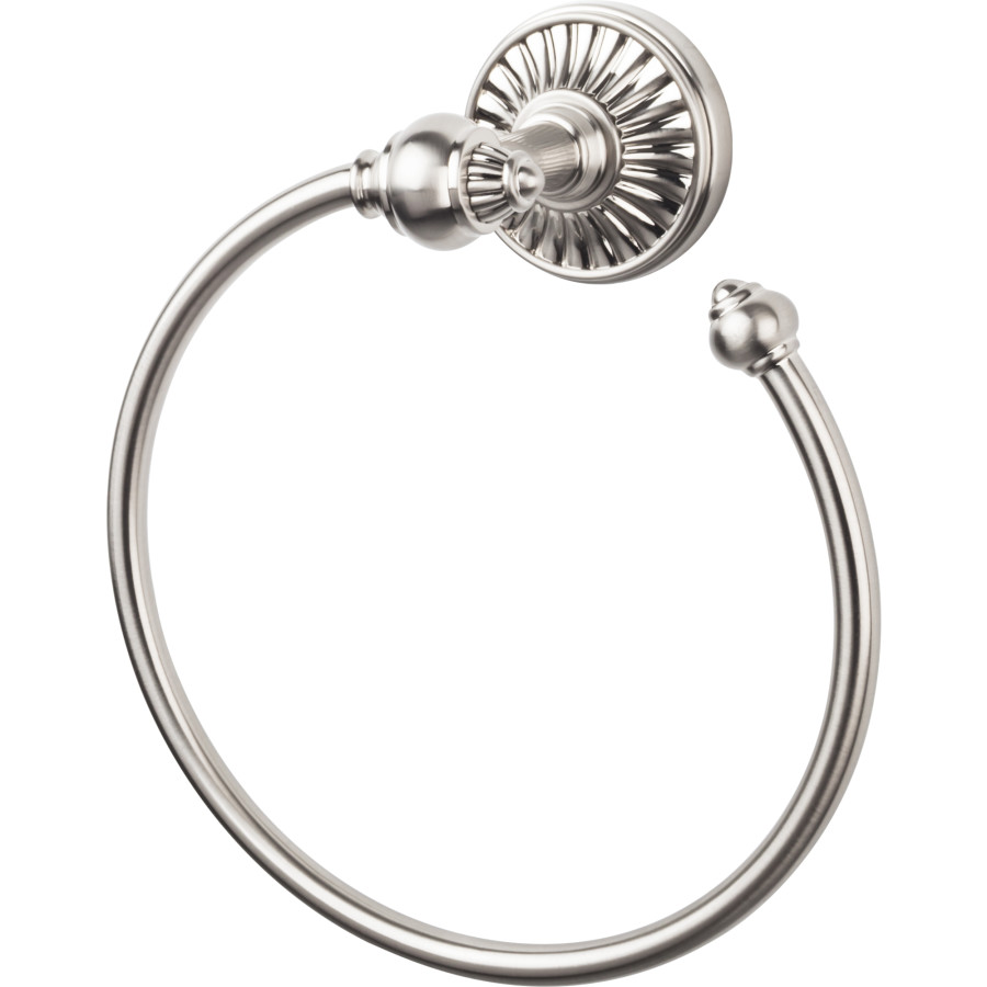 Tuscany Bath Ring 8″ Long Brushed Satin Nickel Top Knobs TUSC5BSN