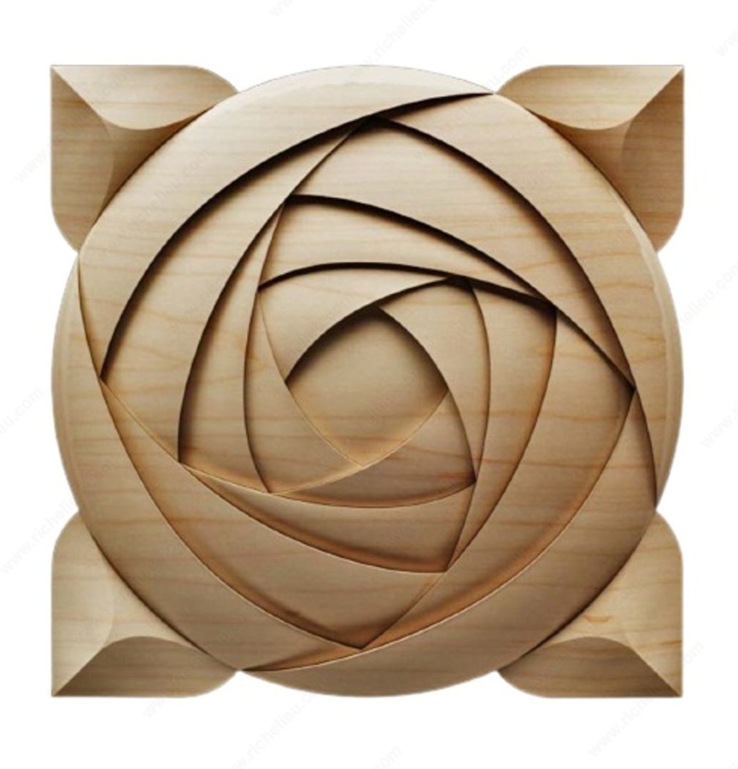 Richelieu WEBSO1246585 Applique 5.375″ Rosette