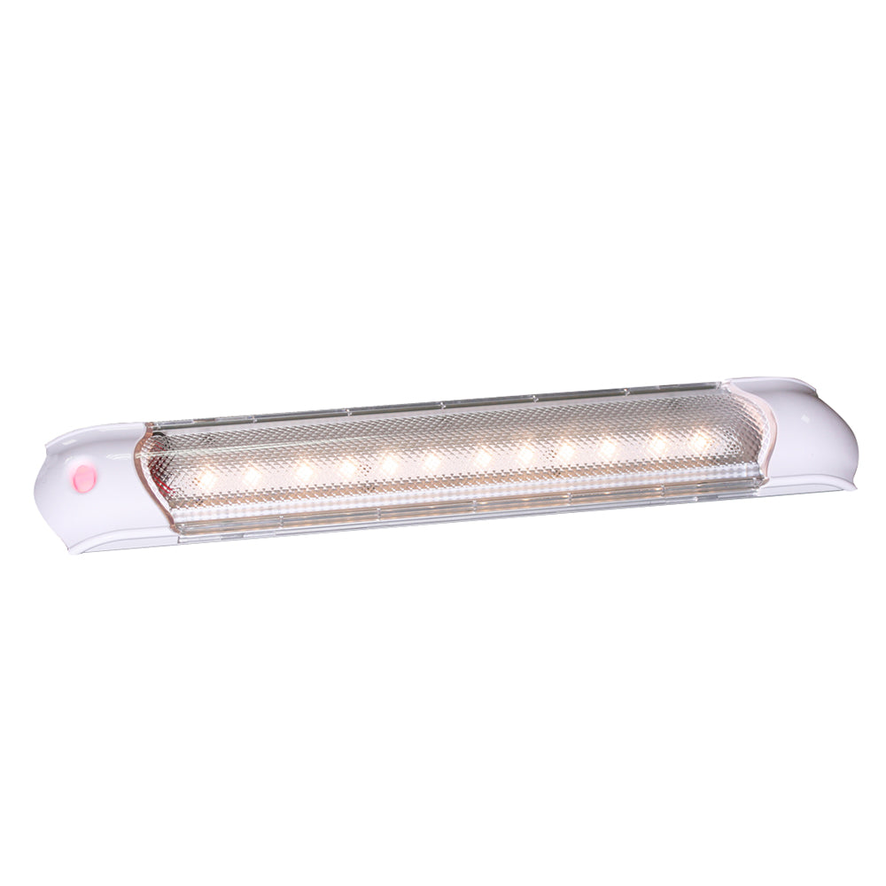 Aqua Signal Malabo Rectangular Multipurpose Interior Light w/Illuminated Switch – White LED