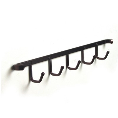 Five Hook Hook Rack 11″ Long with Screws Oil Rubbed Bronze Epco CH600-ORB