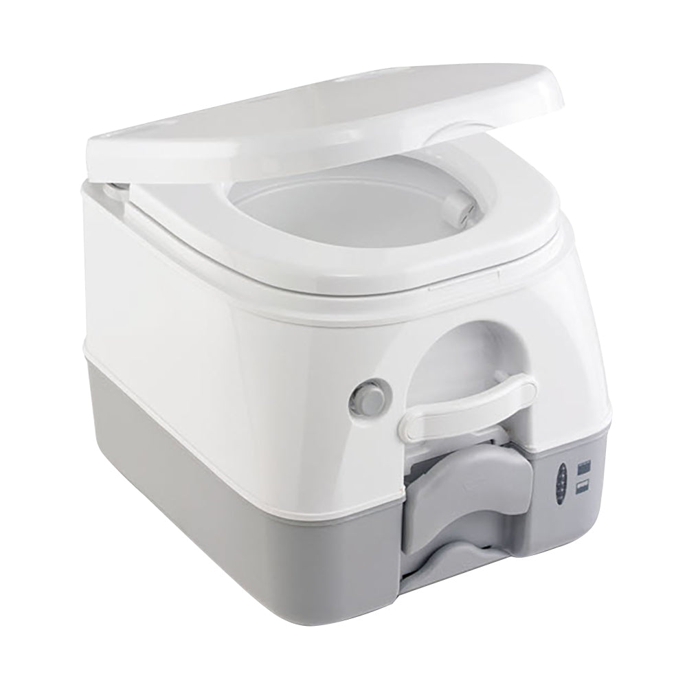 Dometic 974 MSD Portable Toilet w/Mounting Brackets – 2.6 Gallon – Grey