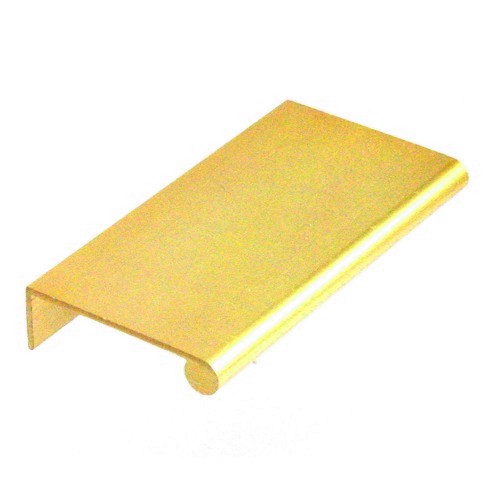 Aluminum Edge Pull 2″ Center to Center Satin Brass Anodized Epco DP41-B-3