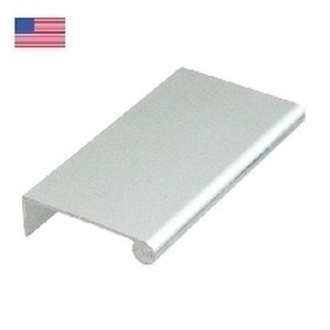 Aluminum Edge Pull 2″ Center to Center Brushed Brass Anodized Epco DP41-BBR-3