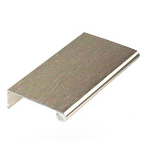 Aluminum Edge Pull 4″ Center to Center Anodized Stainless Epco DP41-SS-6