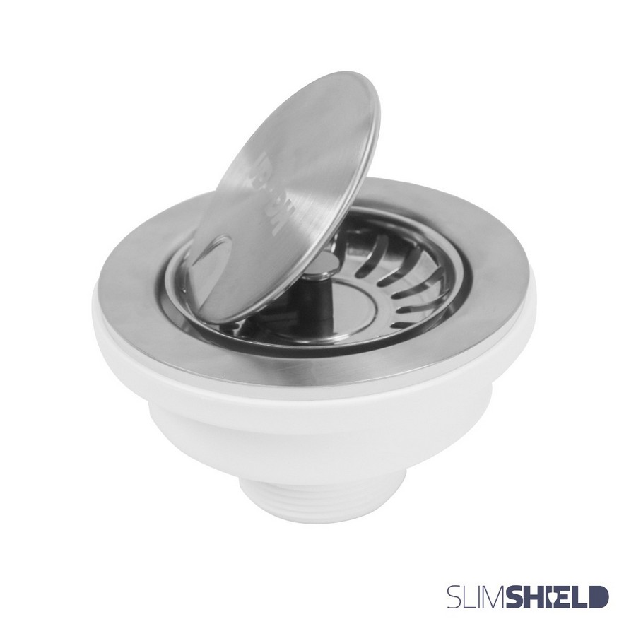 3-1/2″ Kitchen Sink Slim Shield Basket Strainer Stainless Steel Karran L2