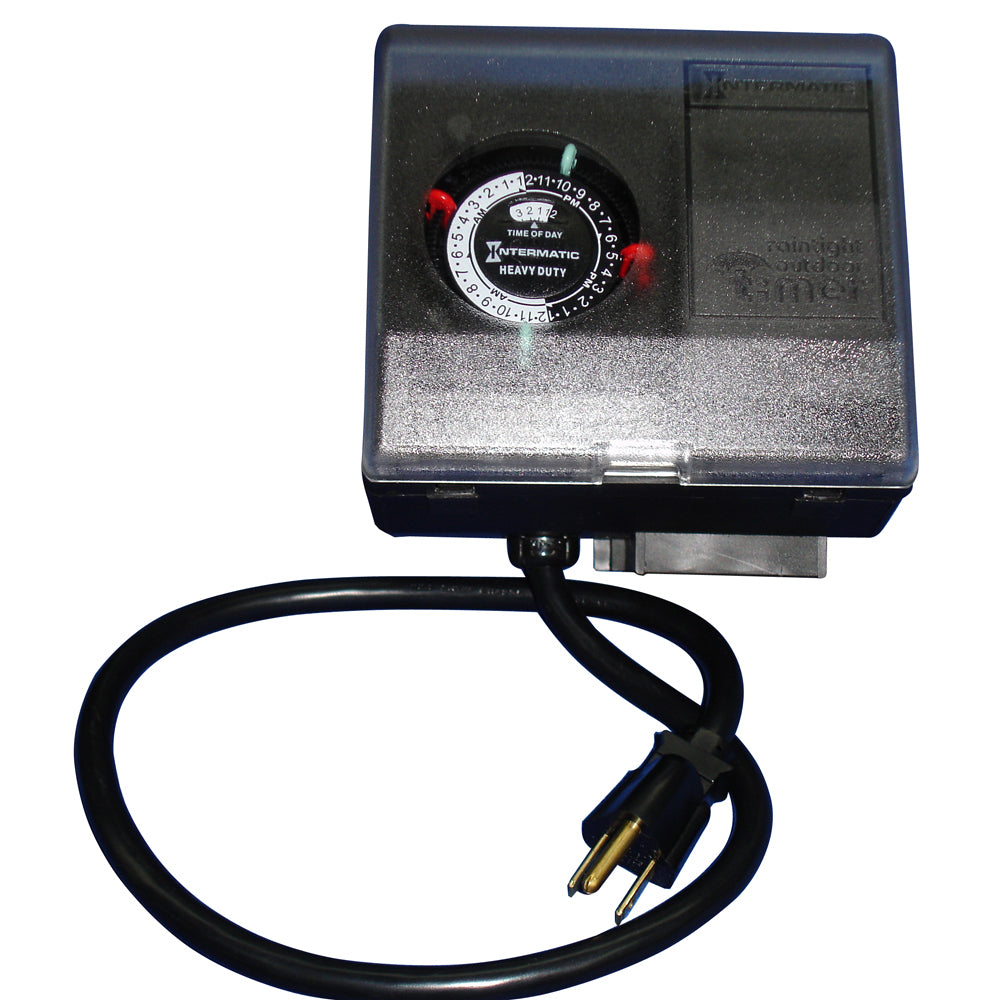 Ice Eater P1101 Timer – 2 On/Off Settings Per Day w/2 Set Trippers -120V – 60Hz
