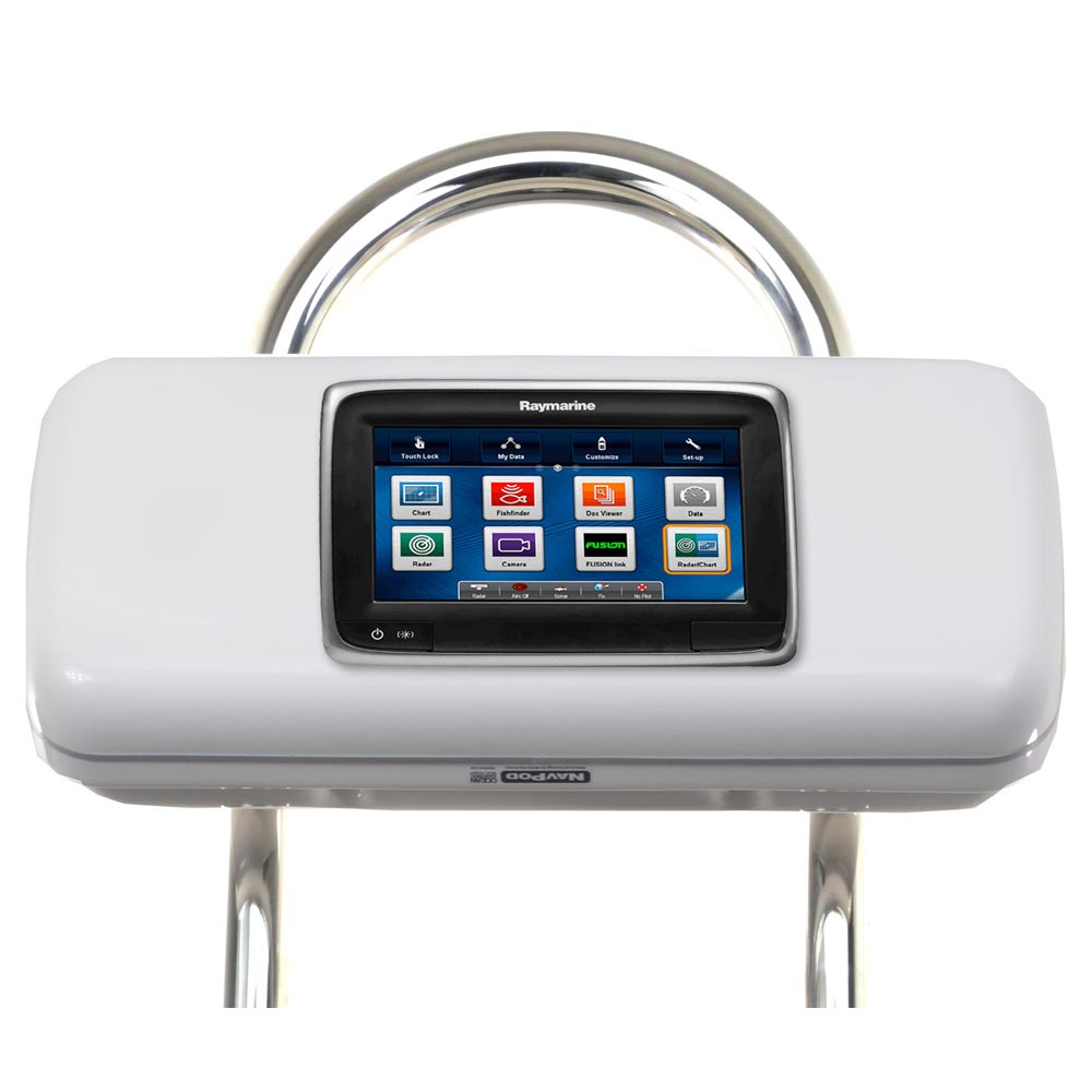 NavPod GP1523 SystemPod Pre-Cut f/Raymarine a75/a77/a78 Mounted In Center f/9.5″ Wide Guard