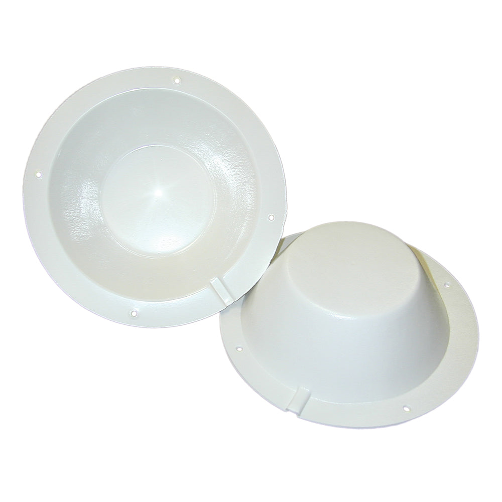 Poly-Planar 8-½” Speaker Back Cover – White
