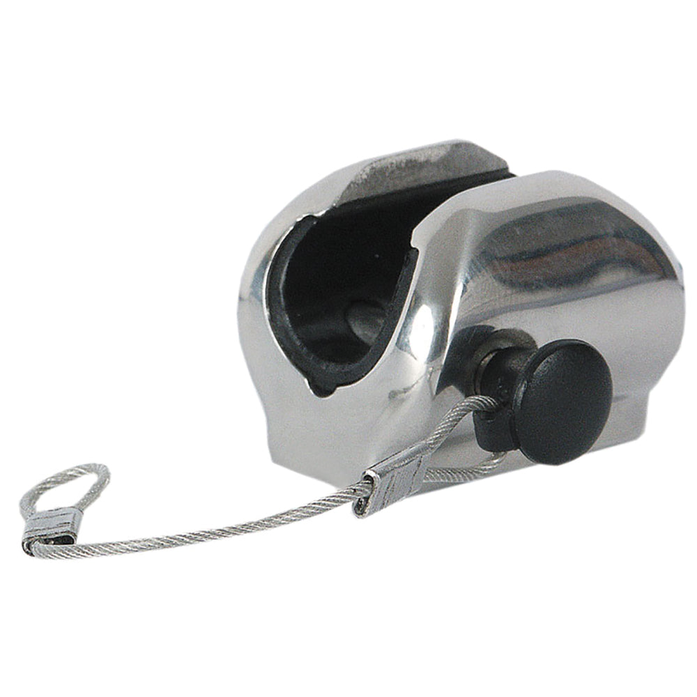TACO Flat Deck Hinge w/Pin & Lanyard – Fits 7/8″ Tube
